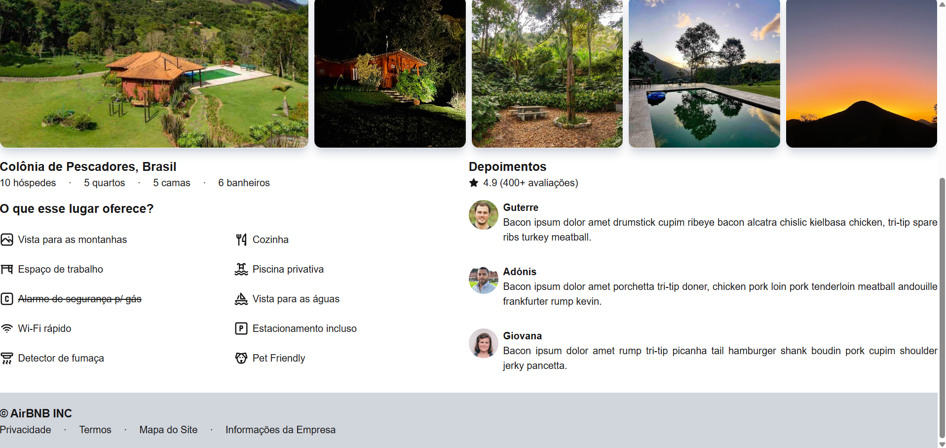 Projeto AirBNB - Screenshot 3