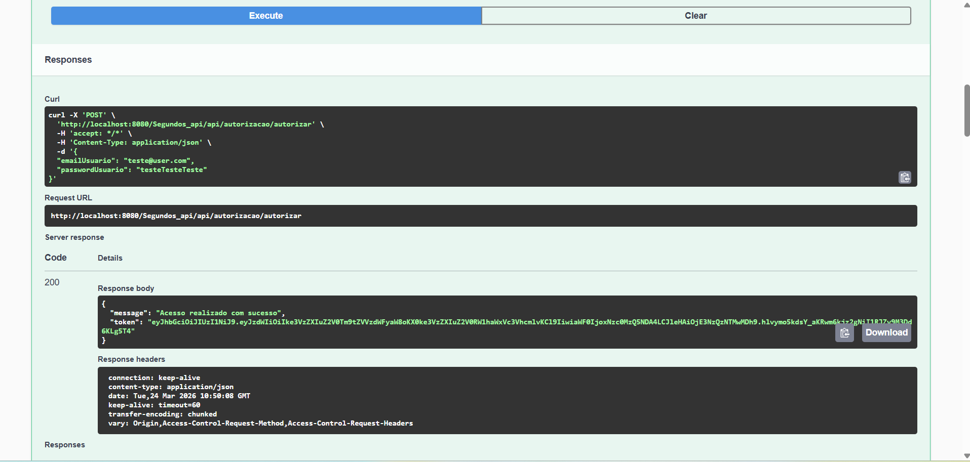 Project Segundos API 2